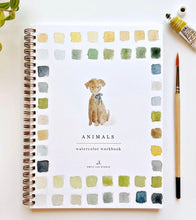 Load image into Gallery viewer, Animals Watercolor Workbook
