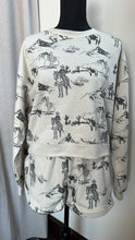 Load image into Gallery viewer, Western Sweatshort/Sweatshirt Matching Set
