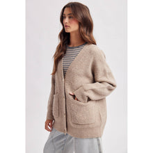 Load image into Gallery viewer, Oversized Ribbed Cardigan

