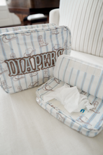 Load image into Gallery viewer, Wipes Pouch - Western Blues Clear Coat Bag
