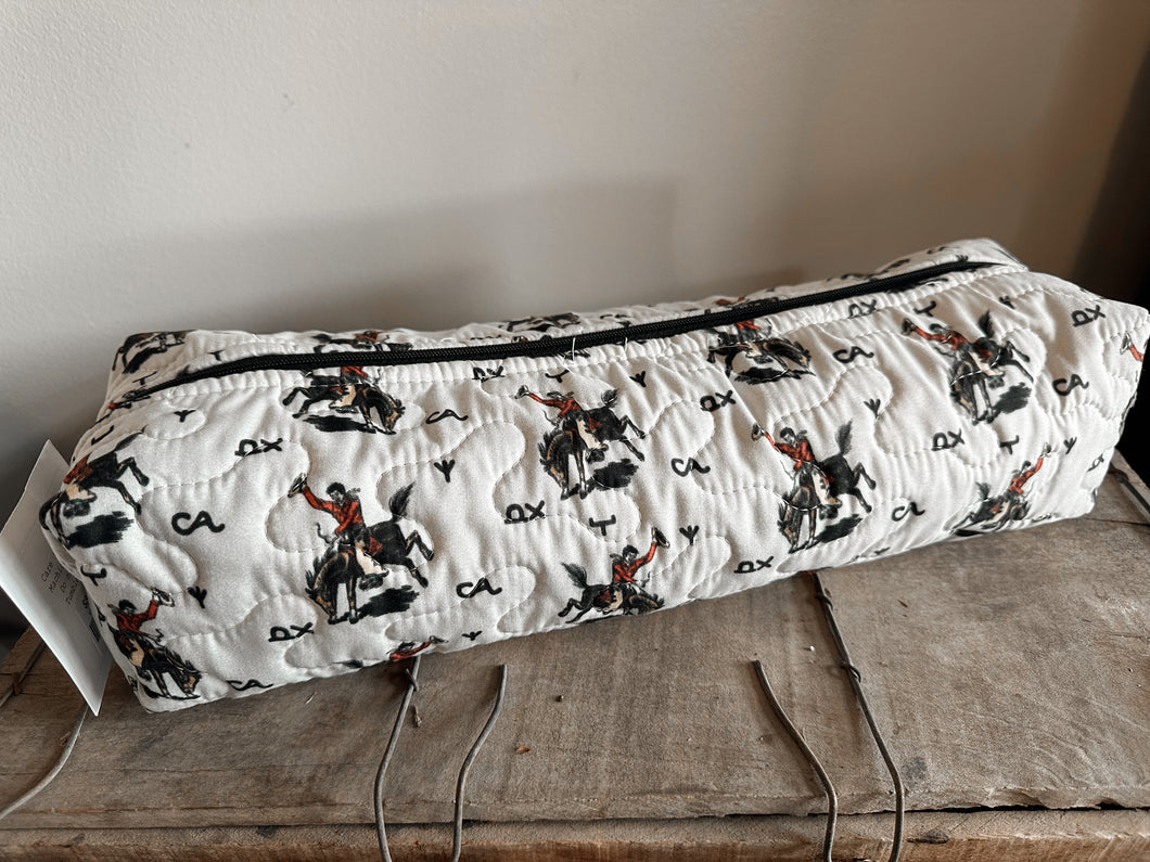 Lazy J Linen Quilted Hot Tools Bag