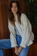Load image into Gallery viewer, Long Sleeve Quilted Knit Mineral Washed Jacket
