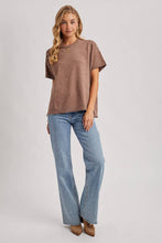 Load image into Gallery viewer, CREW NECK KNIT T-SHIRT
