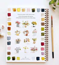 Load image into Gallery viewer, Bouquets Watercolor Workbook
