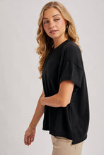 Load image into Gallery viewer, CREW NECK KNIT T-SHIRT
