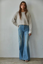 Load image into Gallery viewer, Knit Sweater Acrylic Ribbed Crew Neck Pullover
