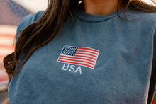 Load image into Gallery viewer, USA Muscle Tee
