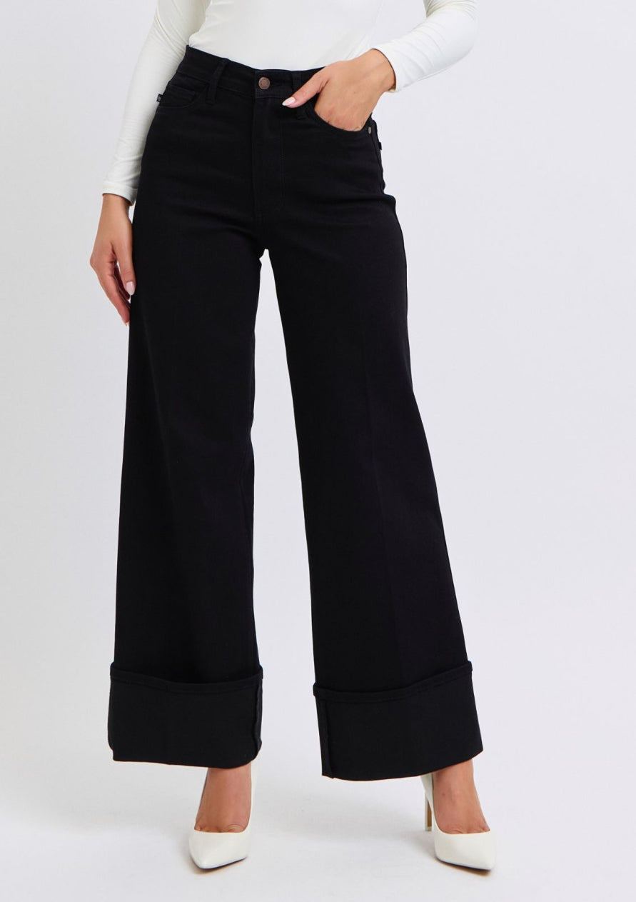 Judy Blue Black Retro Wide Leg