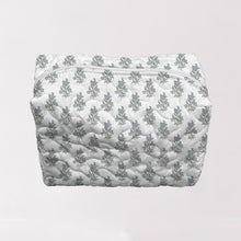 Load image into Gallery viewer, Claire Blue Makeup Bag
