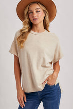 Load image into Gallery viewer, CREW NECK KNIT T-SHIRT
