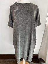 Load image into Gallery viewer, Bow Shoulder Mineral Washed Dress
