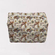 Load image into Gallery viewer, Kit Purple Quilted Makeup Bag
