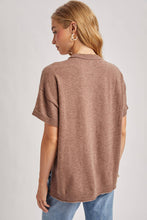 Load image into Gallery viewer, CREW NECK KNIT T-SHIRT

