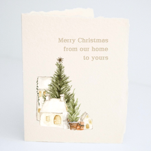 Load image into Gallery viewer, &quot;Merry Christmas from our Home&quot; Christmas Flat Greeting Card
