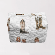 Load image into Gallery viewer, Thunderbird Boots Neutral Makeup Bag
