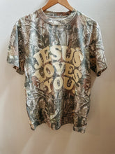Load image into Gallery viewer, Jesus Loves You || Heavyweight Camo Tee || Oversized
