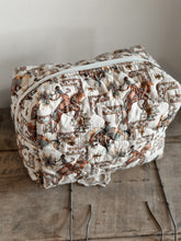 Load image into Gallery viewer, Kit Purple Quilted Makeup Bag
