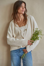 Load image into Gallery viewer, Knit Sweater V-Neck Long Sleeve Button Down Cardigan

