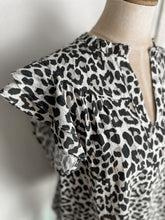 Load image into Gallery viewer, Cheetah Ruffle Top

