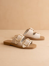 Load image into Gallery viewer, The Tivoli Bone | Fun Double Buckle Sandal
