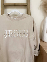 Load image into Gallery viewer, Embroidered Give Me Jesus SAND Sweatshirt ORIGINAL
