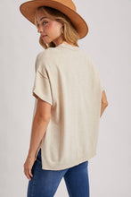 Load image into Gallery viewer, CREW NECK KNIT T-SHIRT
