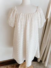 Load image into Gallery viewer, Textured Cream Dress
