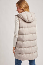 Load image into Gallery viewer, Hooded Zipper Down Vest
