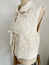Load image into Gallery viewer, Embroidered Tie Vest
