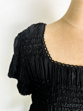 Load image into Gallery viewer, Black Ruffle Top
