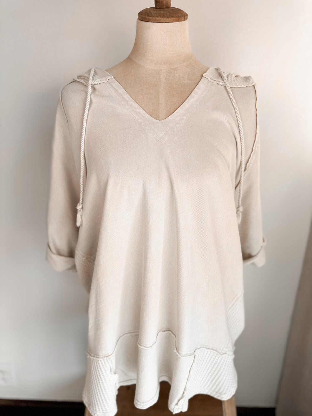 Mineral Washed Hoodie Pullover