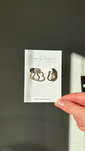 Load image into Gallery viewer, 14k gold heart earrings

