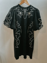 Load image into Gallery viewer, Black Embroidered Dress
