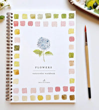 Load image into Gallery viewer, Flowers Watercolor Workbook
