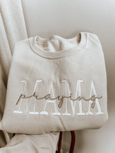 Load image into Gallery viewer, Embroidered Praying Mama Crew
