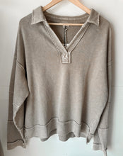 Load image into Gallery viewer, LT Mocha Ribbed Top
