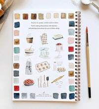 Load image into Gallery viewer, Baking Watercolor Workbook
