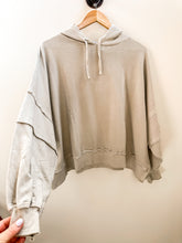 Load image into Gallery viewer, Knit Cotton Drop Shoulder Sweatshirt Hoodie
