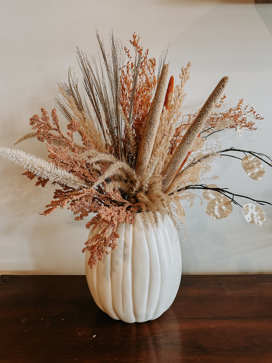 Orange Bliss Large Pampas Pumpkin