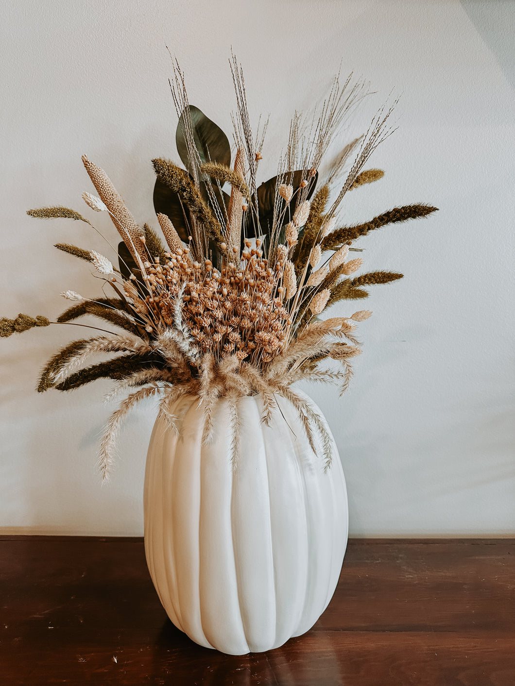 Green Large Pampas Pumpkin