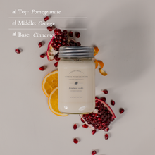 Load image into Gallery viewer, Citrus Pomegranate - Soy Wax Mason Jar Candle
