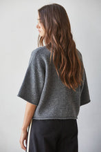 Load image into Gallery viewer, Knit Sweater Quarter Sleeve Button Up Cardigan Top
