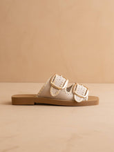 Load image into Gallery viewer, The Tivoli Bone | Fun Double Buckle Sandal
