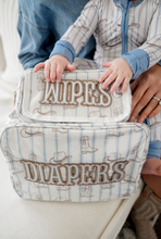 Load image into Gallery viewer, Wipes Pouch - Western Blues Clear Coat Bag
