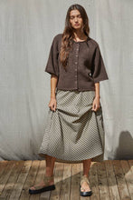 Load image into Gallery viewer, Knit Sweater Quarter Sleeve Button Up Cardigan Top
