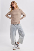 Load image into Gallery viewer, Striped Crew Neck Top
