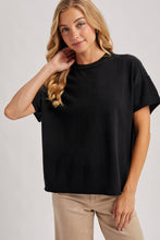 Load image into Gallery viewer, CREW NECK KNIT T-SHIRT
