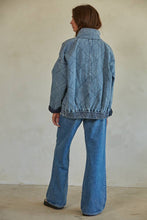 Load image into Gallery viewer, Woven Denim Cotton Medium Washed Jacket
