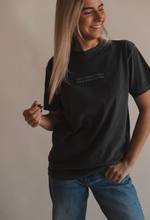 Load image into Gallery viewer, Can't Throw Stones Tee- Charcoal | Christian Faith Tee
