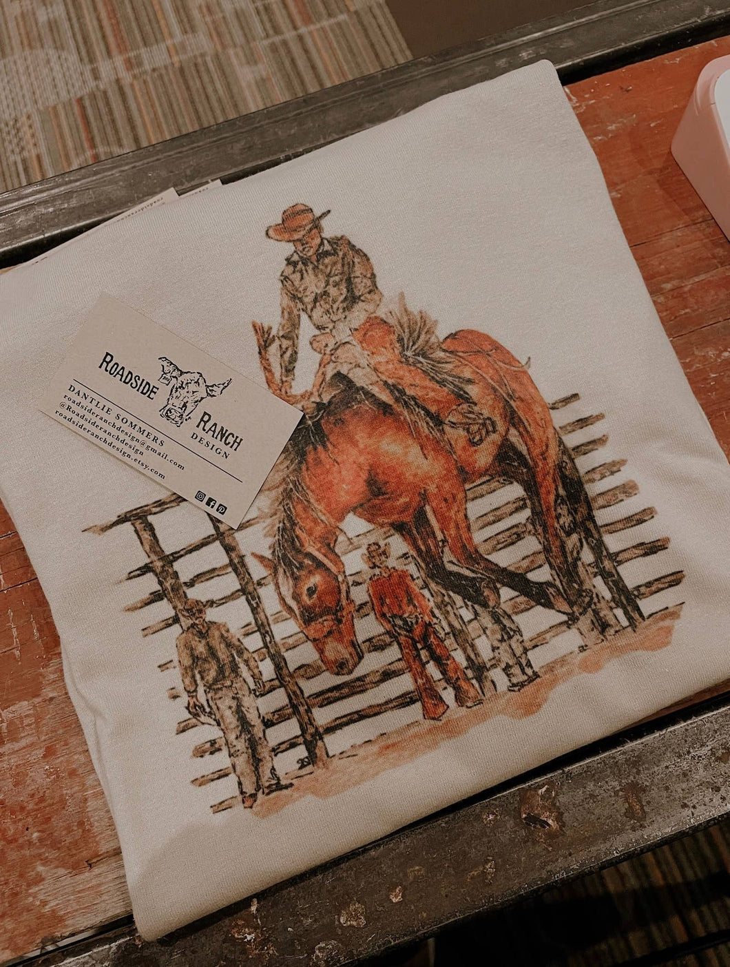 Fence bronc tee